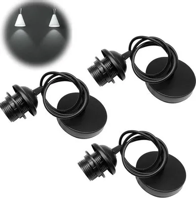 Produktbild von Verstellbare Lampenhalter E27 100cm schwarz