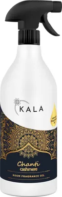 Produktbild von KALA - Lufterfrischer Duftölspray CHANTI, Raumspray mit Geruchsneutralisation, Raumduft Spray Hält bis zu 48h, Air Freshener mit Aktiv Neutralisator - Duft Cashmere, 1000ml