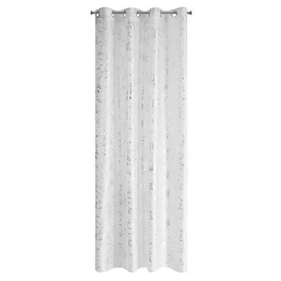 Produktbild von Gardine FEZA weiß silber 140x250 Ösen