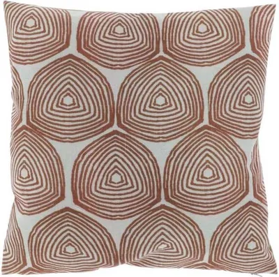 Produktbild von Outdoor Kissen abstract rot braun 45x45 cm
