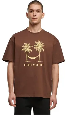 Immagine prodotto di Maglietta per bambini Urban Classics Lost Youth Oversized Tee - Right Direction color cioccolato - M