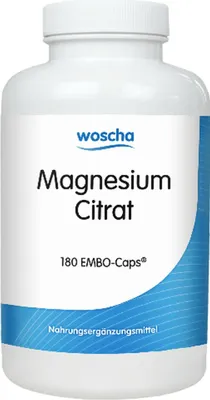 Produktbild von Woscha Magnesium Citrat- 180 Kapseln