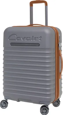 Produktbild von Mittelgroße Hartschalentrolley Koffer Silber Rollenkoffer 65cm Cavalet bei Bowatex