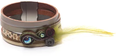 Produktbild von Armband India mit Feder von collezione alessandro