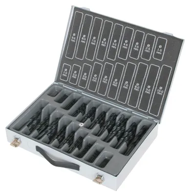 Zdjęcie produktu dla PRO Zestaw wierteł krętych HSS-R, DIN 338, skok 0,5 mm Ø 1 - 10 mm, 1
