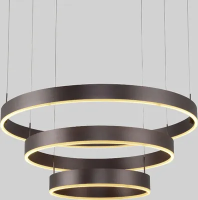 Produktbild von 6053O 3 Ringe LED Pendelleuchte mit Fernbedienung Lichtfarbe/ Helligkeit einstellbar