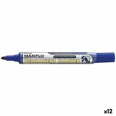 Produktbild von Pentel NLF50-CO Permanent-Marker Blau 12 Stück(e)