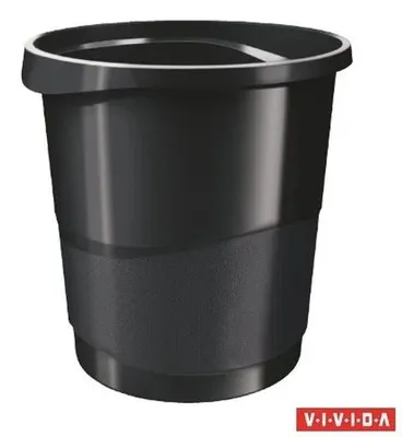 Odpadkový kôš, 14 l, ESSELTE "Europost", Vivida čierna