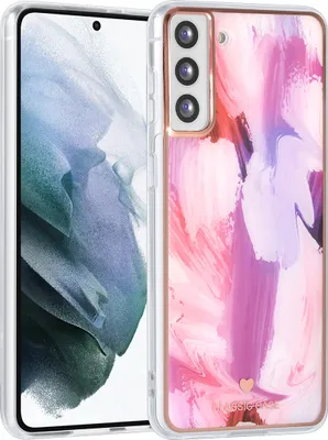 Produktbild von UNIQ Classic Case Samsung Galaxy S21 Plus TPU Back Cover - Graffiti Pink