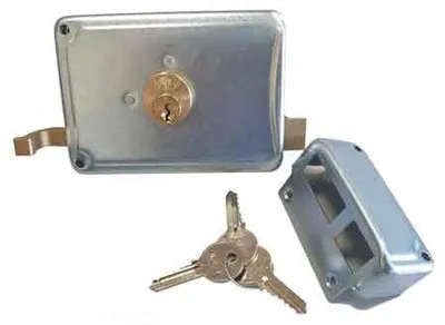 Immagine prodotto di SERRATURA PORTONCINO 'P27' FACCHINETTI E70 Sx - Scatola 140x85 mm