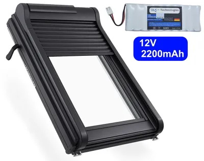 Produktbild von GLK-Technologies Akku für Roto 2412-3011 ZEL 12V GP210AAHCB10BMX GPRHC212B206 2200 mAh 12V