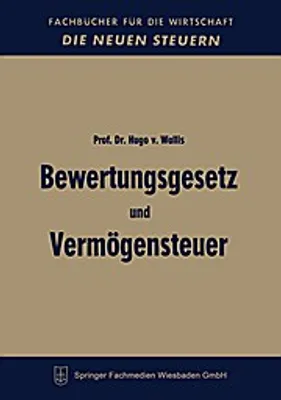 Zdjęcie produktu dla Bewertungsgesetz und Vermögensteuer