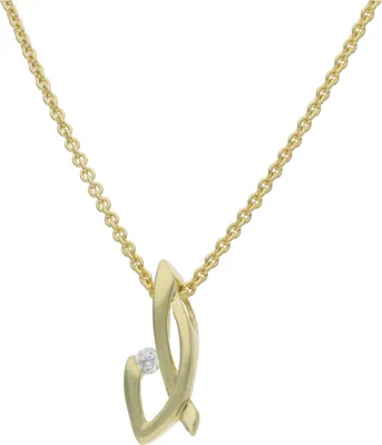 Produktbild von JuwelmaLux Anhänger 375/000 (9 Karat) Gold synth. Zirkonia JL30-02-3364