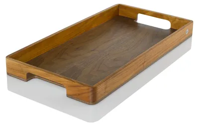 Produktbild von AdHoc Serviertablett Serve, Akazienholz/Walnussholz, L: 60 cm, B: 31 cm, H: 5 cm