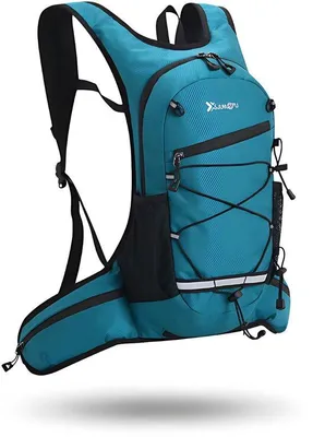 Productafbeelding van CarryQuest® - Wandelrugzak, waterdicht, nylon, 46x20x9 cm, blauw