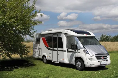 Produktbild von Hindermann 8511-7405, Abdeckung der Windschutzscheibe, Caravan, Silber, Einfarbig, Klebstoff, Vorderseite