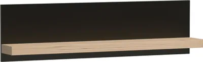 Produktbild von Wandboard 120 cm schwarz mit Eiche CALLAO-161