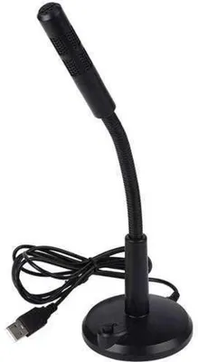 Obrázek produktu pro USB mikrofon pro PC a notebooky, všesměrový, plug-and-play, ideální pro hraní her, nahrávání, videokonference a další účely