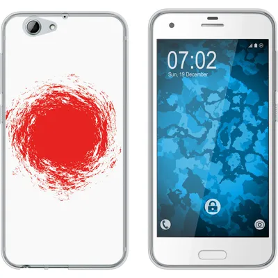 Produktbild von PhoneNatic Case kompatibel mit HTC One A9s Silikon-Hülle WM Japan M7
