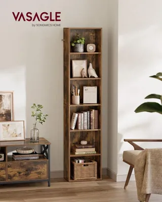 Obrázok produktu pre Polica so 6 priehradkami, rozmer 40x24x178,5 cm, farba: vintage bronz