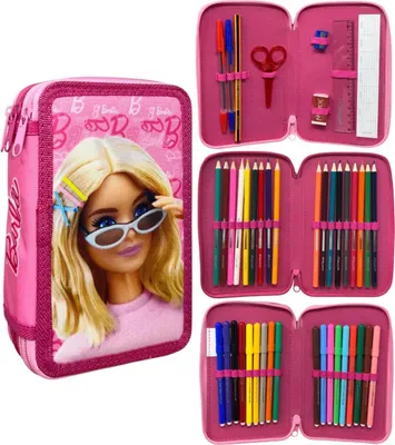 Immagine prodotto di Astuccio per Barbie 3 livelli riempito Glam Style