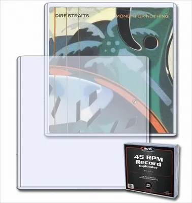 Produktbild von BCW 2,5mm Toploads für Singles 45 RPM (25 ct.)