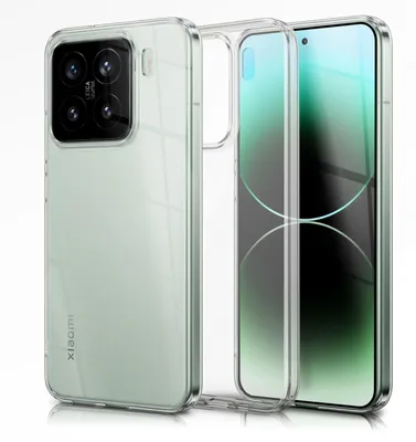 Produktbild von NALIA Hülle "GLAZE" für Xiaomi 15 - Klare TPU Schutzhülle, Anti-Gelb, Schlank & Leicht - Transparente Handyhülle