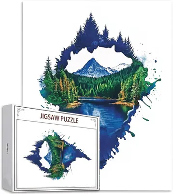 Produktbild von Große Holz-Puzzlematte für 4000 Teile