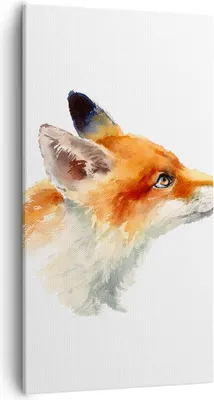Produktbild von Bild auf Leinwand - Leinwandbild - Fuchs Tier Natur - 55x100cm - Wand Bild - Wanddeko - Wandbilder - Leinwanddruck - Bilder - Kunstdruck - Wanddekoration - Leinwand bilder - Wandkunst - PA55x100-3904