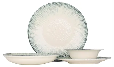 Obrázek produktu pro Sada nádobí Kütahya Porselen (střední) – Iceberg – 24 kusů – pro 6 osob – porcelán