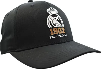 Produktbild von Real Madrid Logo Kappe Schwarz  Schwarz One Size