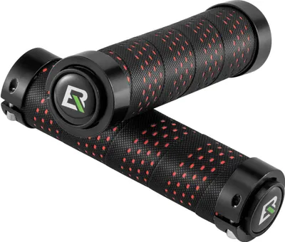 Produktbild von ROCKBROS Lenkergriffe Fahrradgriffe Anti-Rutsch Lock-On Design Fahrrad Griffe Schwarz rot