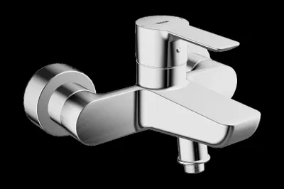Produktbild von Hansa Ligna Wand-Wannenf.u.Brausemischer chrom