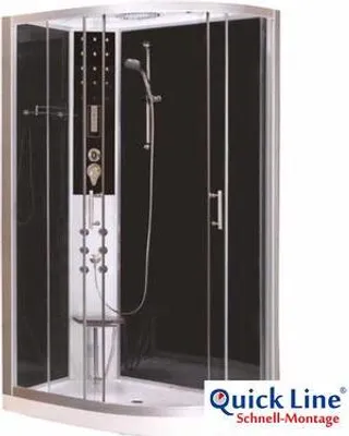 Produktbild von Komplettduschkabine VARIO Links - Mit Schnellmontage 80 x 120 x 215 cm
