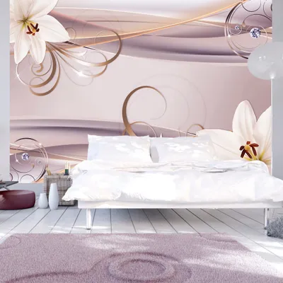 Produktbild von Basera Selbstklebende Fototapete Lilienmotiv b-A-0230-a-d, mit UV-Schutz, 245x175 cm