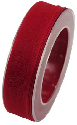Produktbild von Webband, Schleifenband 25mm rot 20m Rolle (1m=0,45EUR) Goldina