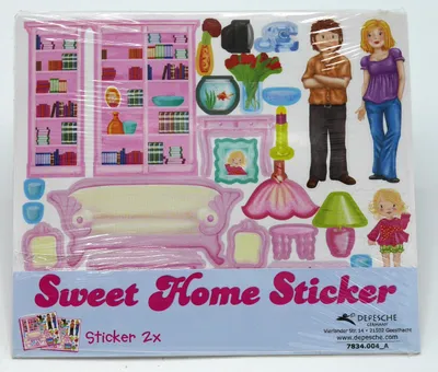 Produktbild von DEPESCHE Sweet Home Sticker klein 0 0 0