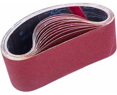 Obrázek produktu pro Brusné pásy, 75 x 533 mm, směs brusných pásů (3x zrnitost 80/120/150/240/400) pro brusné pásy (15 kusů)