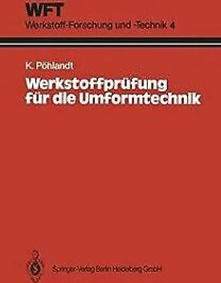 Obrázek produktu pro Werkstoffprüfung für die Umformtechnik