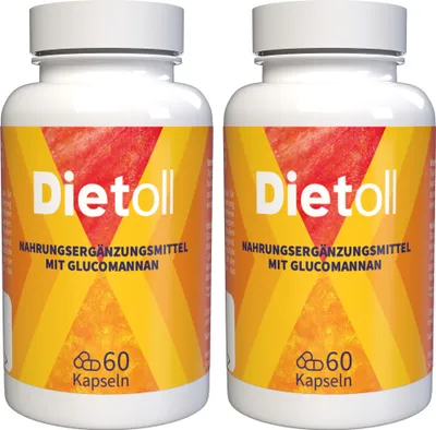 Produktbild von Dietoll - 120 Kapseln (2x 60 Kapseln) - 2er Pack