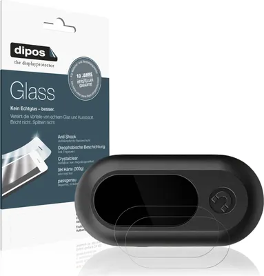 Produktbild von 2x Schutzfolie für OBEST 31991 Actioncam - Anti-Shock 9H Folie dipos Glass Kunststoffglas