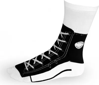 Produktbild von Sneaker Socken schwarz - Silly Socks Sneakers Turnschuhe