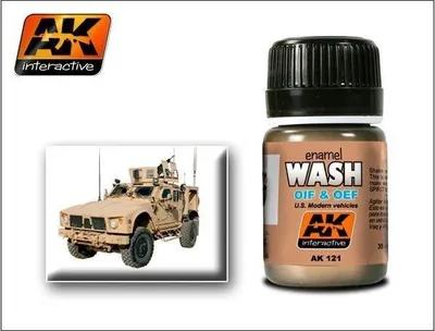 Image de AK Interactive Wash for OIF & OEF - Véhicules américains