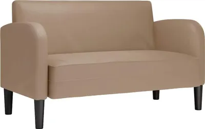 Zdjęcie produktu dla vidaXL Sofa dwuosobowa cappuccino-brąz 110 cm imitacja skóry