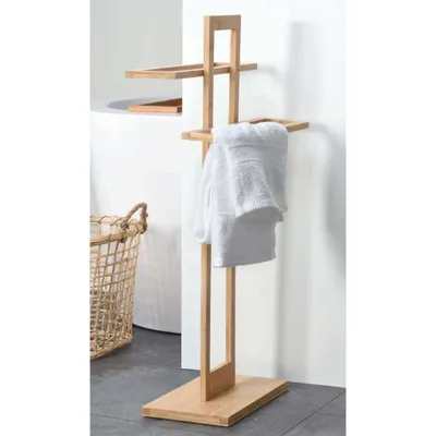 Obrázok produktu pre Bambusový Držiak Na Uteráky 85 Cm