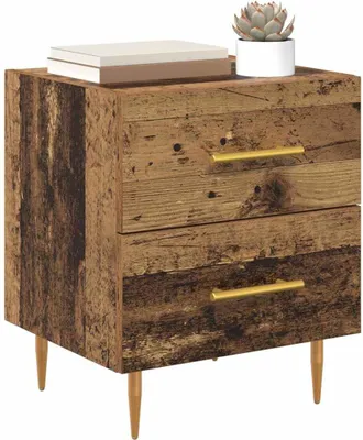 Obrázok produktu pre vidaXL Starý drevený nočný stolík 40 x 35 x 47,5 cm materiál na báze dreva