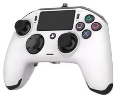 Produktbild von NACON PS4OFPADREVWHITE, Gamepad, PlayStation 4, Analog / Digital, Blau, Kabelgebunden, USB 3.2 Gen 1 (3.1 Gen 1)