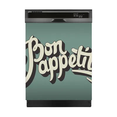 Produktbild von Magnete Dekorative 60x70 cm Küche Magnetmatte Spülmaschine - Bon appetit Inschrift