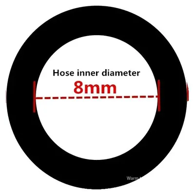 Imagen del producto de Manguera de agua, PVC duradero, resistente al desgaste, 8 mm x 10 mm, 5 metros