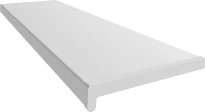 Produktbild von VILO Fensterbank - PVC Innere Fensterbrett - Wasserfest - Kratzfest - Stabil - Schnittfest - T x L | 30 cm x 2,5m Weiß - komplett